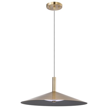 Nuvo Corrine, 18 Inch LED Pendant, Burnished Brass, 3K/4K/5K CCT Selectable 62/2093